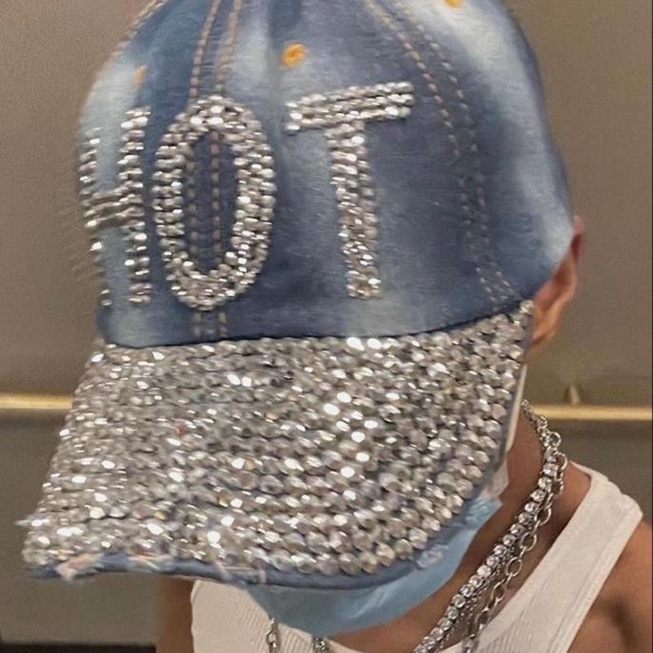 CUTE Y2K 2000's BLING/RHINESTONE HAT ✨ BRAND NEW | Depop