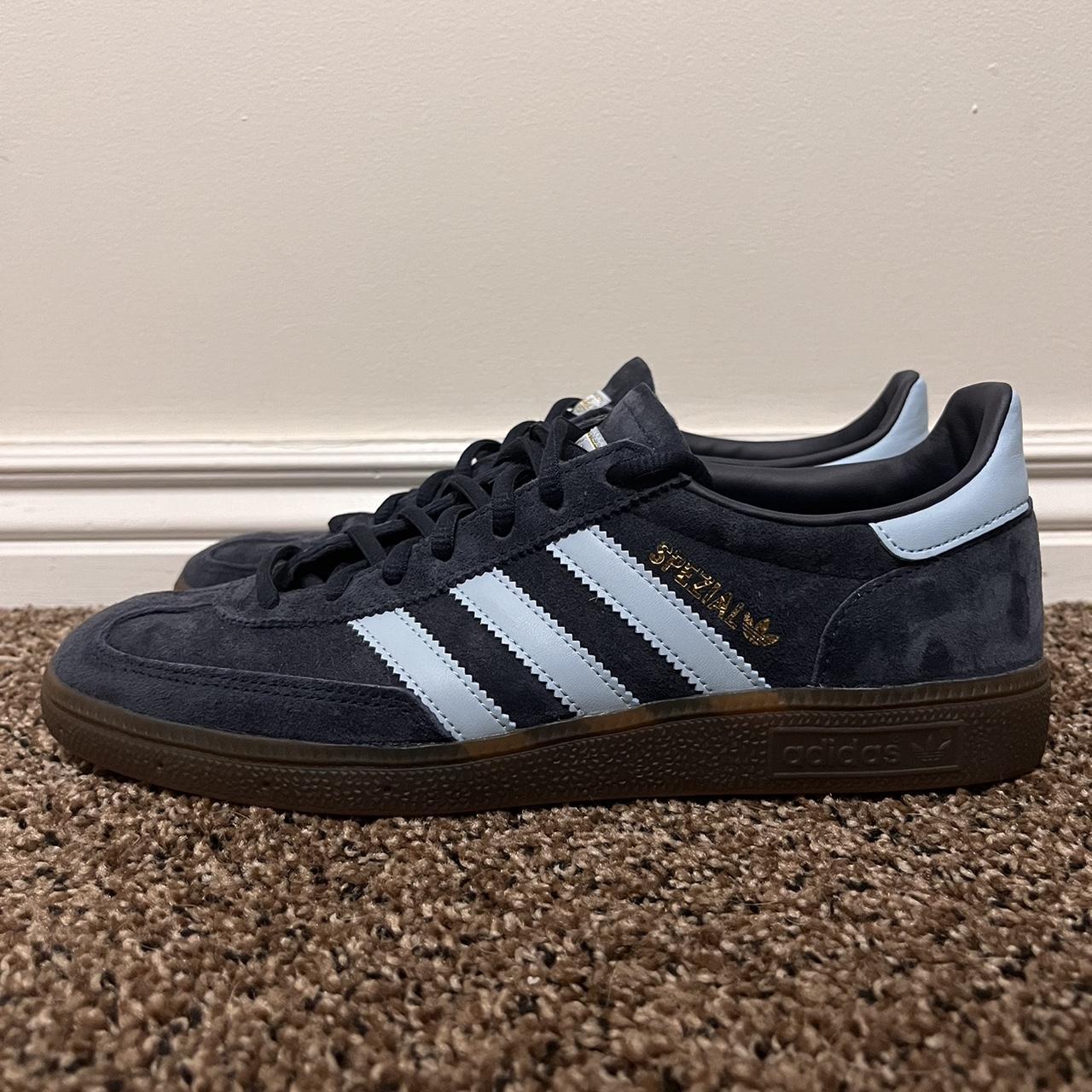 Nave blue and light blue Adidas spezial no original... - Depop