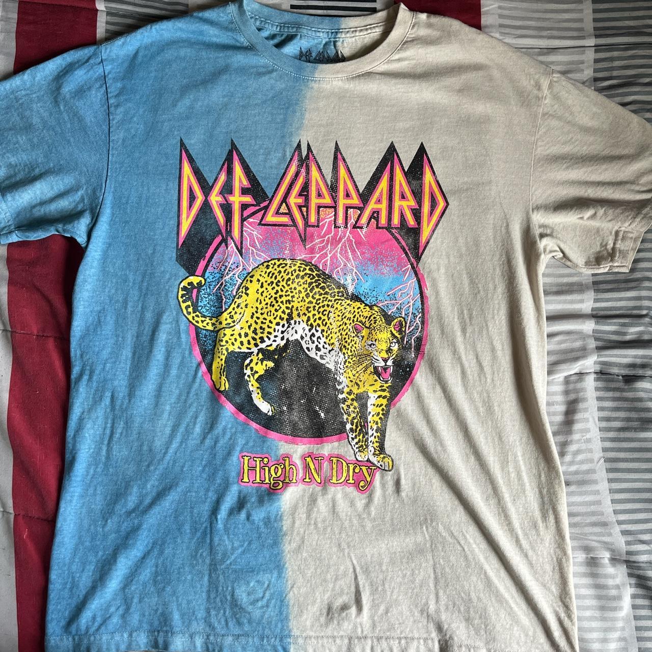 DEF LEPPARD HIGH N DRY Graphic T New without tag... - Depop