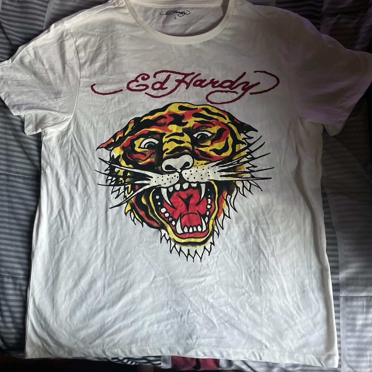 ED HARDY Graphic T New without tag Size Large... - Depop