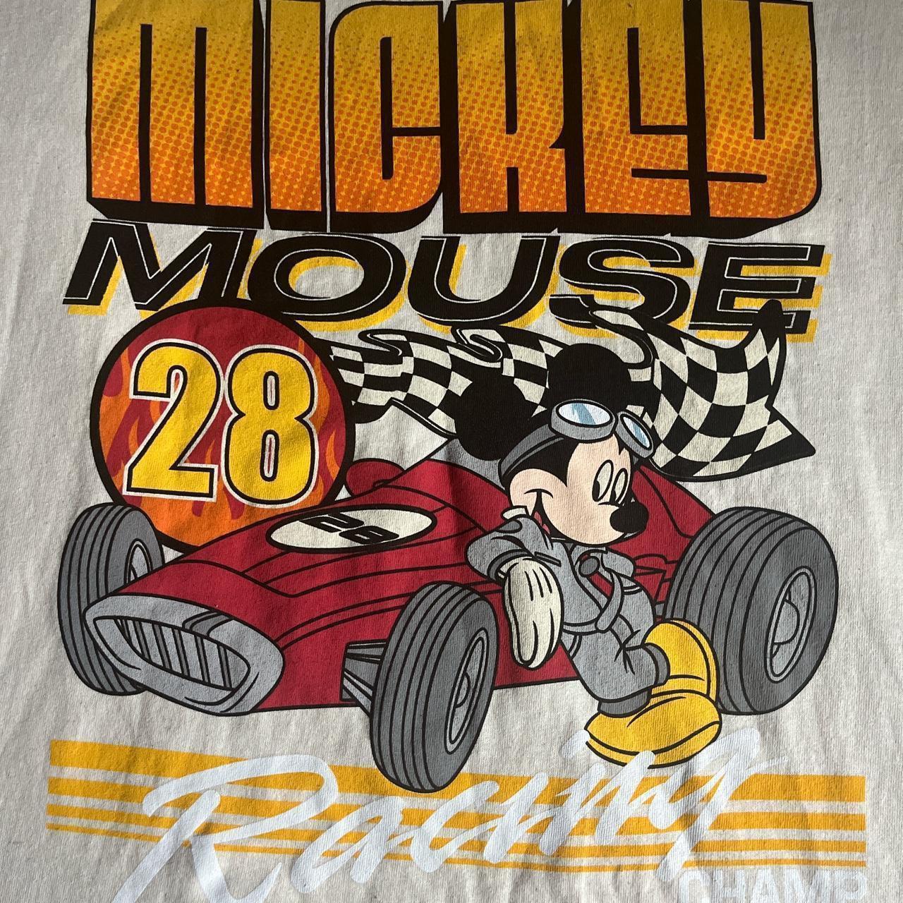 Mickey Mouse Racing Champ Graphic T 2 Sizes... - Depop