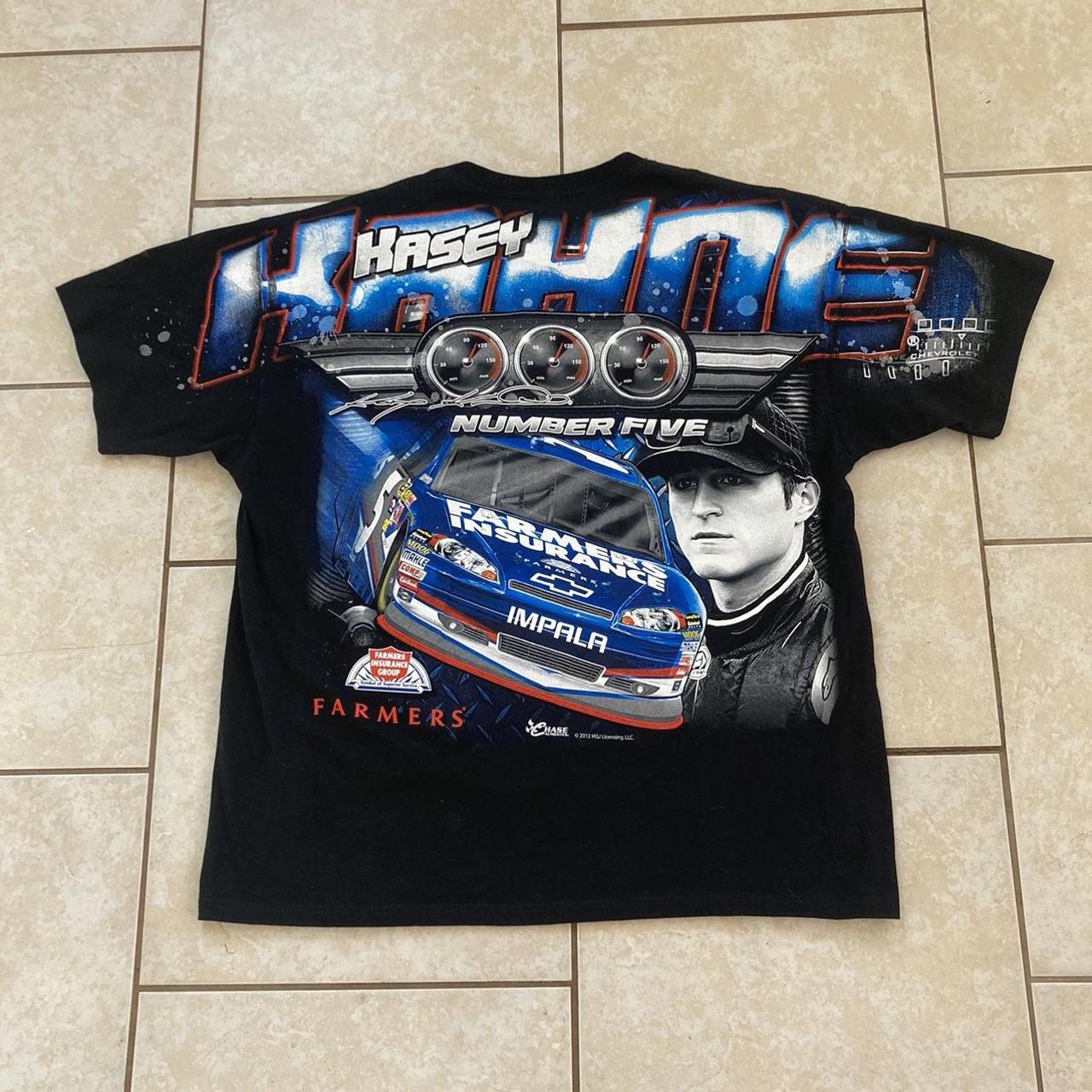 AOP nascar Kasey Kahne shirt! Great graphics front... - Depop