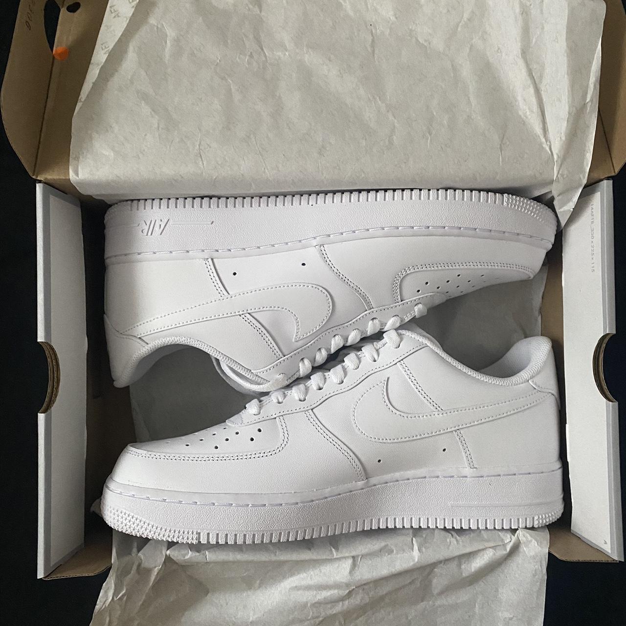 Nike Air Force 1 White Mens Size UK 9 Brand new with... - Depop