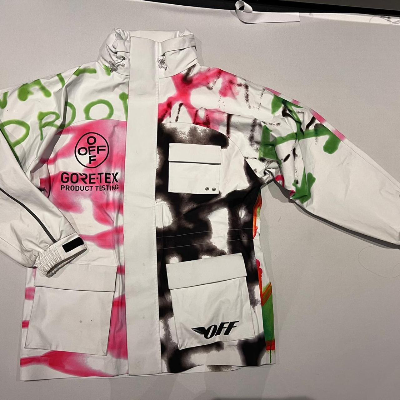 Off white gore tex on sale jacket