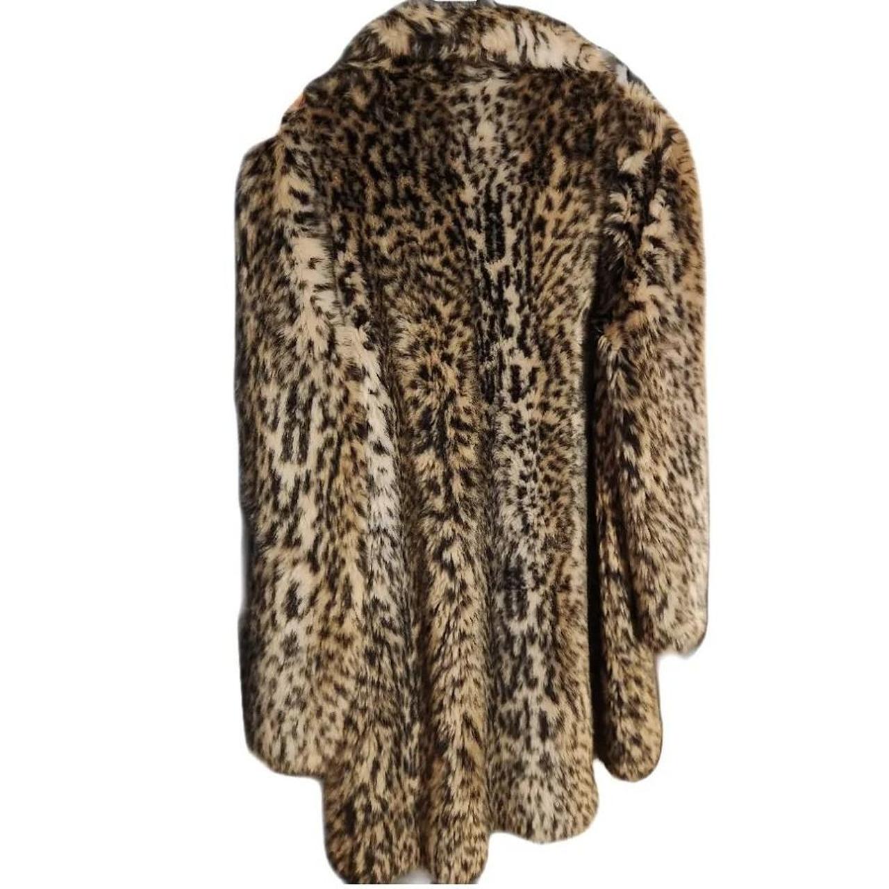 Vintage American Signature Leppard Fur Coat ONLY... - Depop