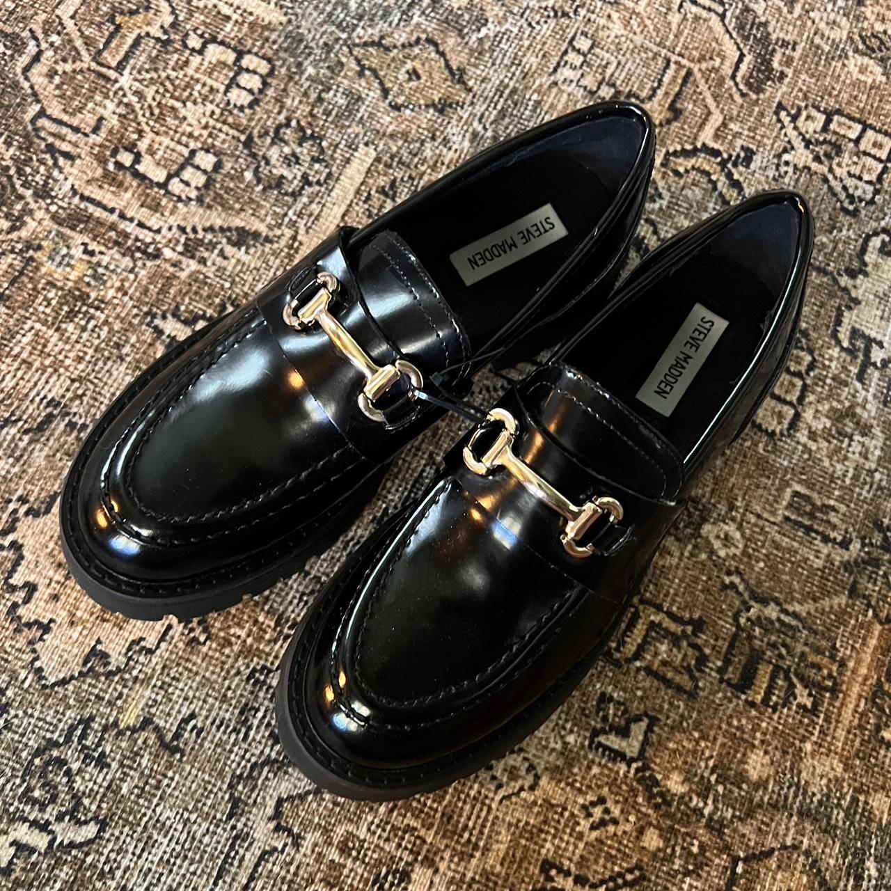 Giani Bernini black leather loafers driving shoes - Depop