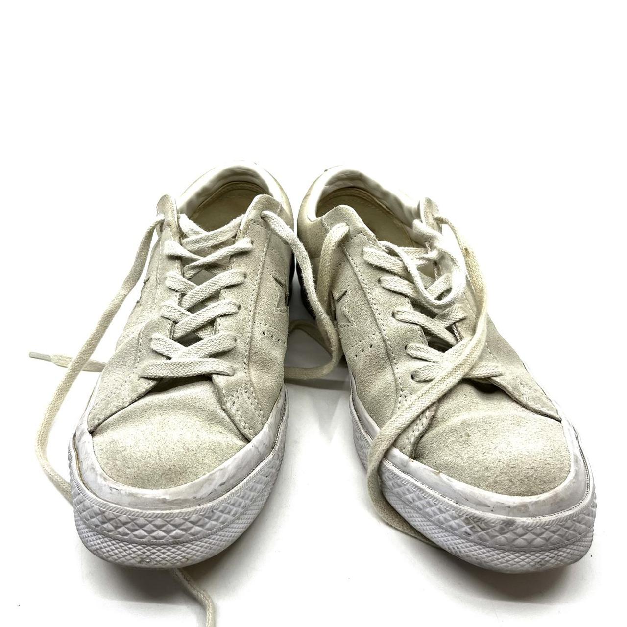 Converse Chuck Taylor All Star Sneaker W37.5 Beige... - Depop