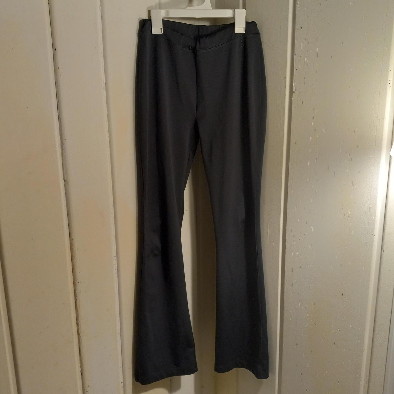 ativa dark grey flare leggings, excellent condition 》 - Depop