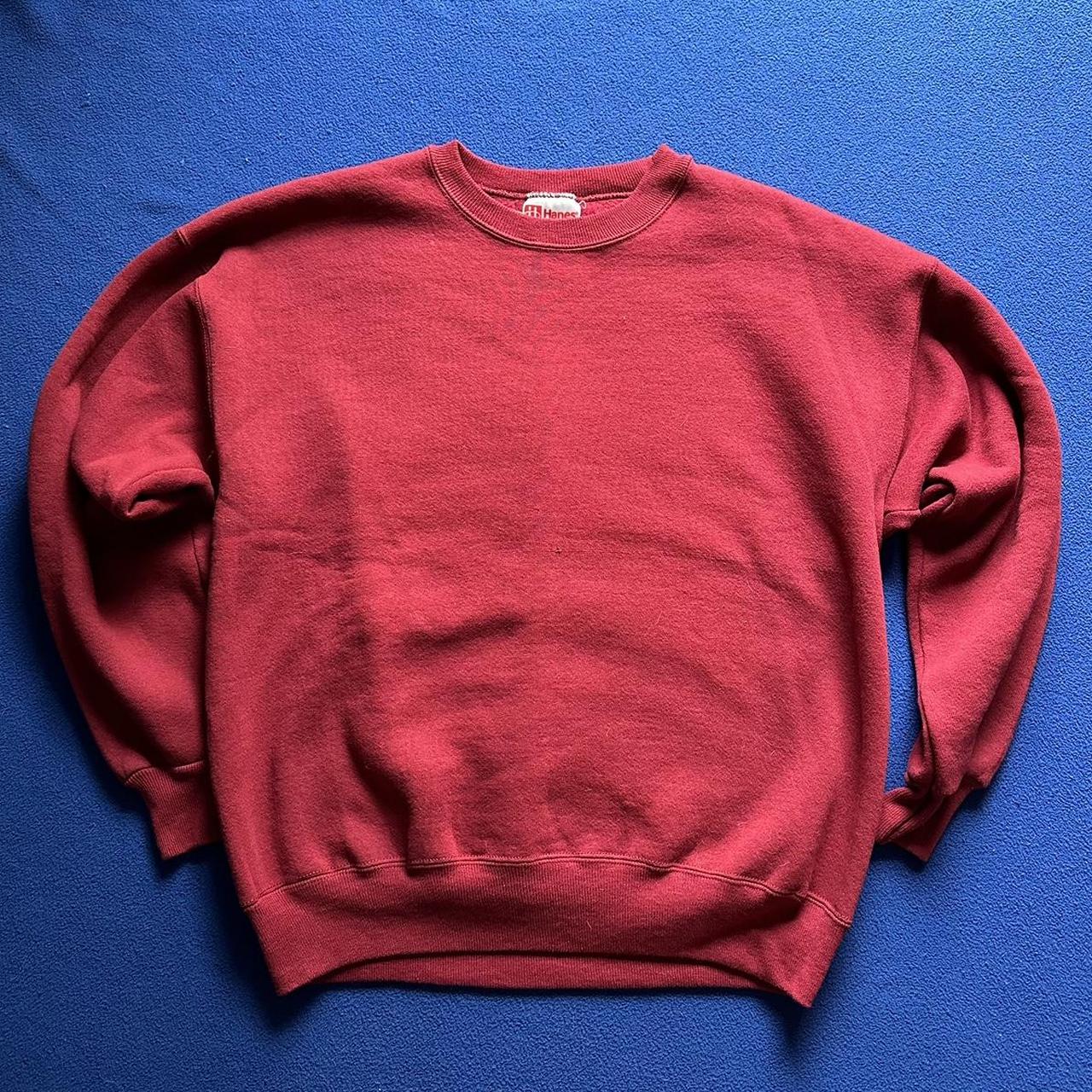 Vintage Hanes Premium Weight Sweatshirt L size... Depop