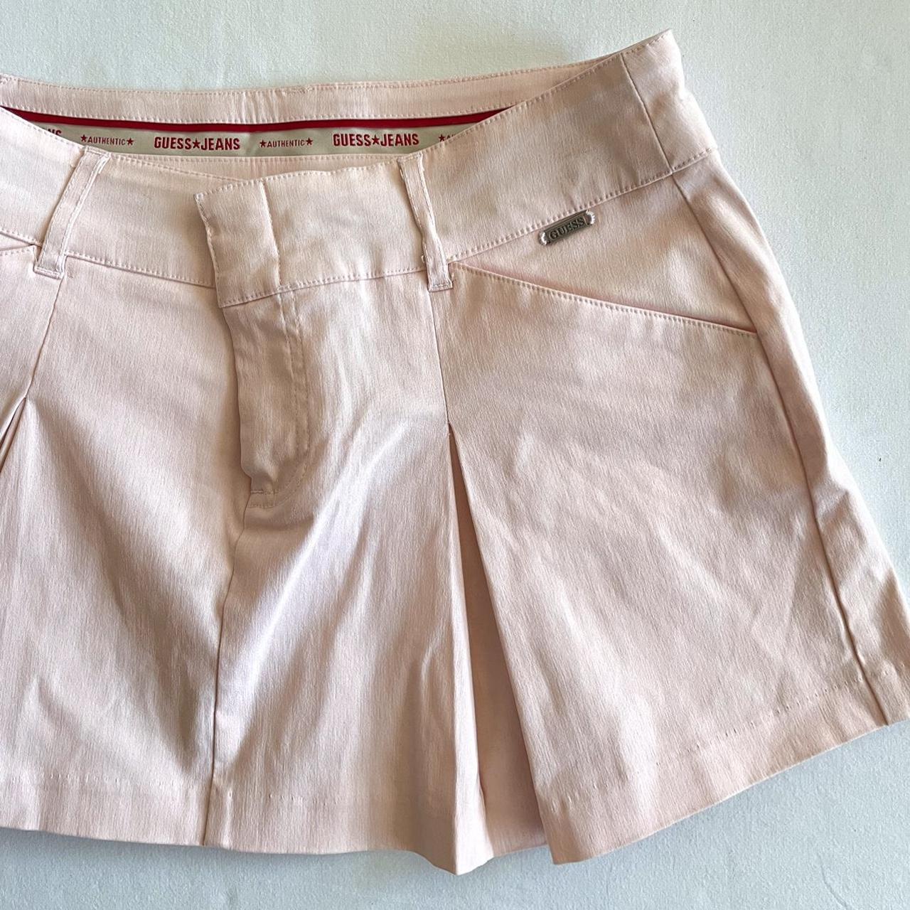 Vintage Baby Pink Mini Skirt By Guess Adorable Depop