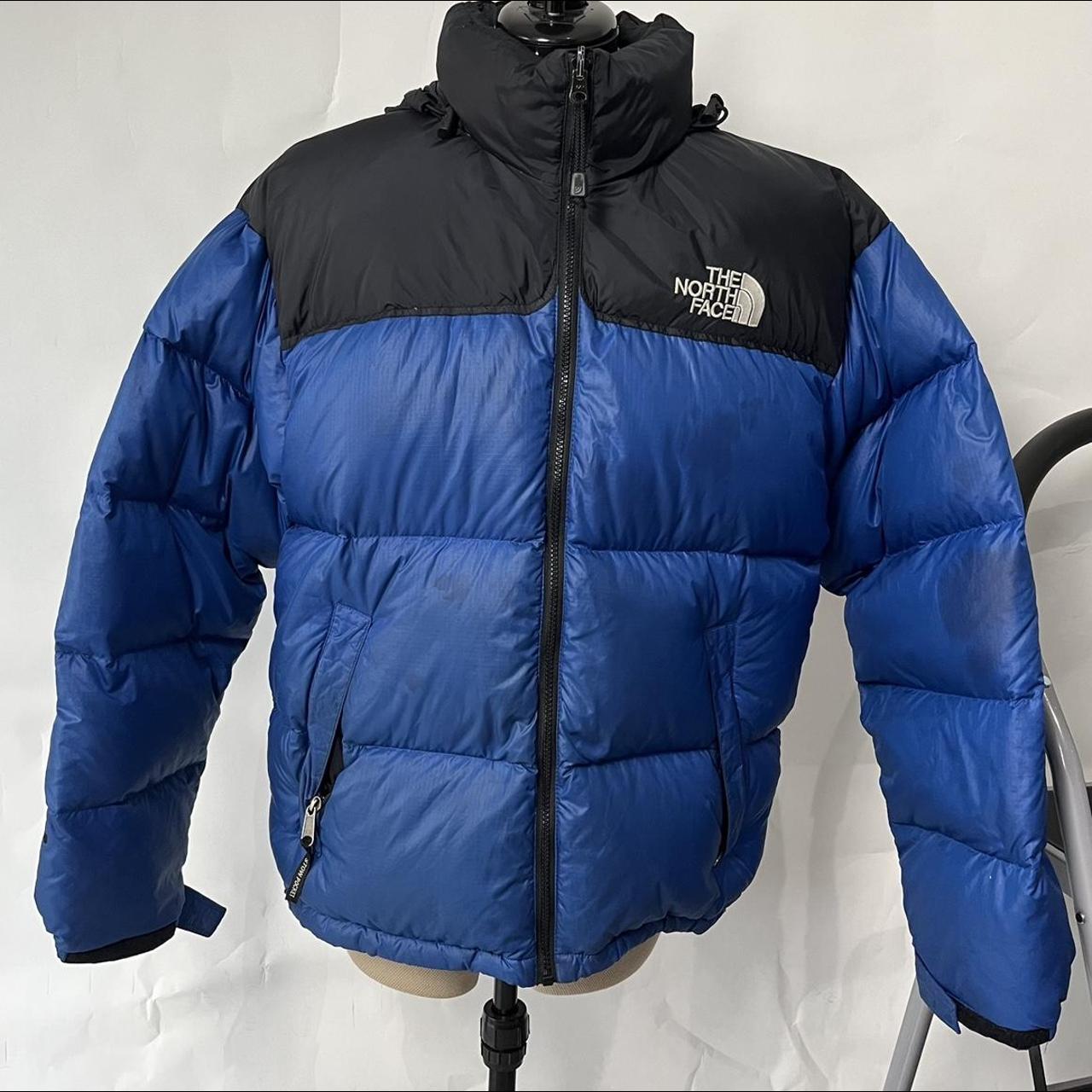 North Face 700 Nuptse Goose Down puffer coat with... - Depop