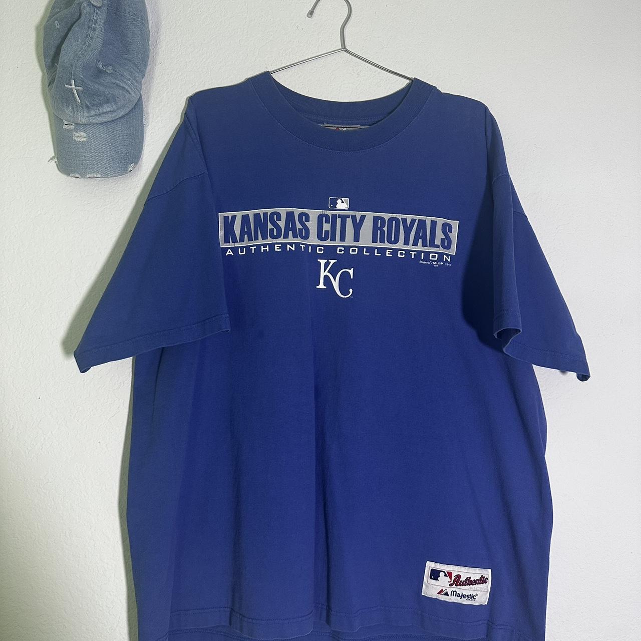 Authentic Collection Majestic KC Royals T-Shirt Kansas City MLB