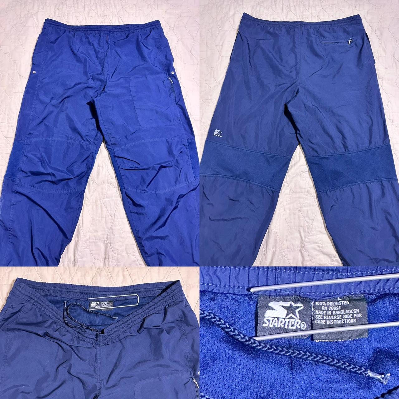Starter Double Knee Track Pants Sz Lg Starter Double... Depop