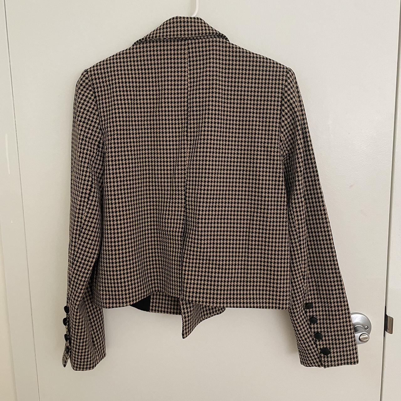 House of Harlow 1960 camel and black houndstooth... - Depop