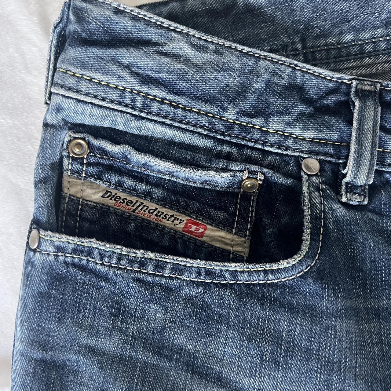 low rise flare diesel jeans waist 29 length... - Depop