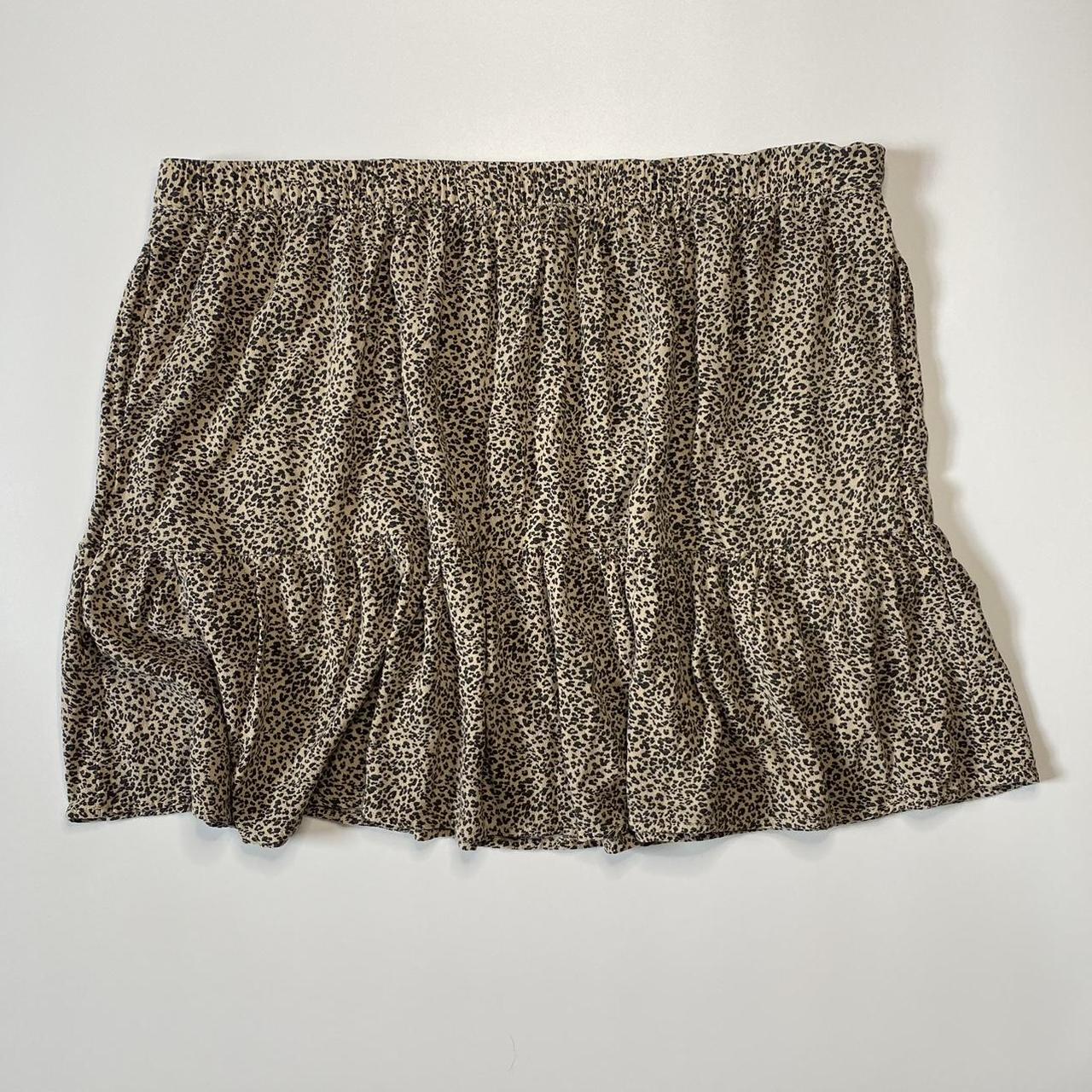 Cheetah print skirt american eagle sale