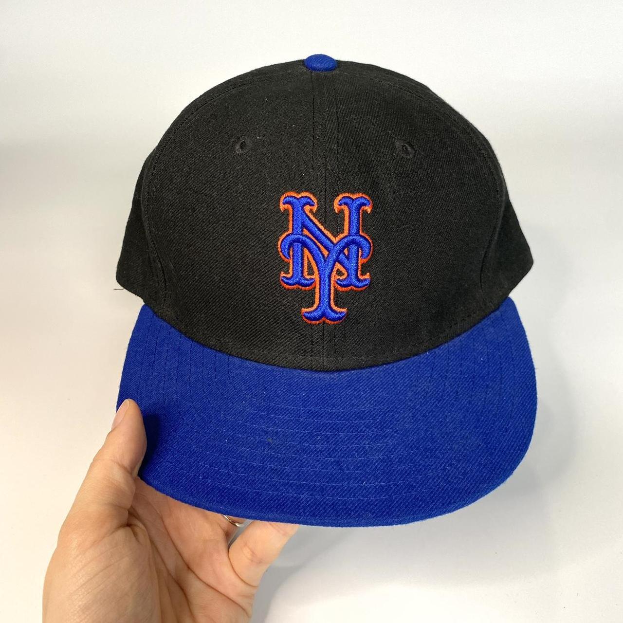 Mets black cheap and blue hat