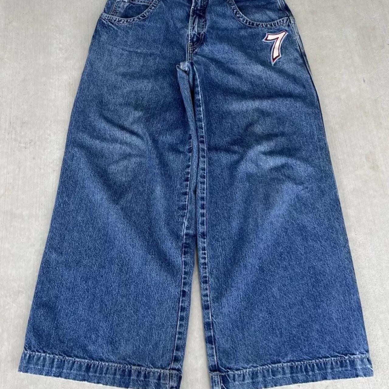 JNCO JEANS LUCKY 7 DICE MENS 32 X 29 GRAIL PAIR... - Depop