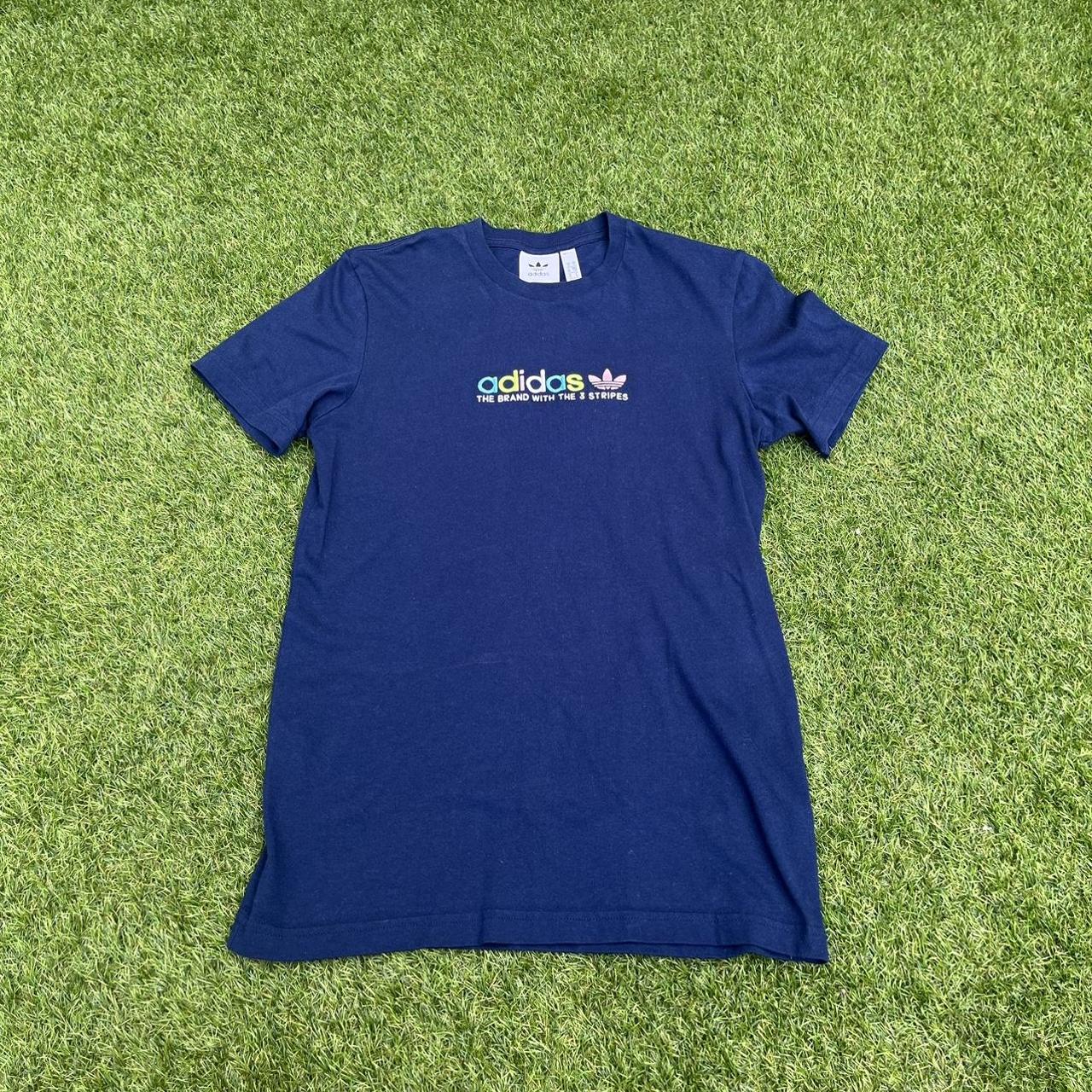 Adidas originals shops t shirt navy