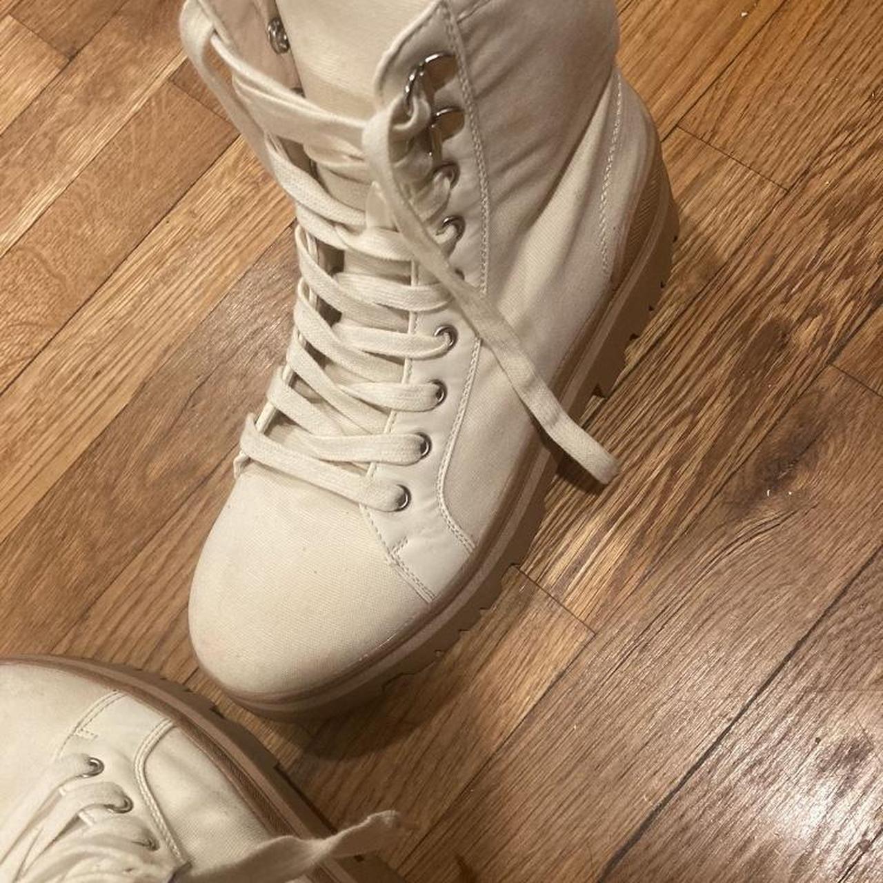 primark white canvas trainers