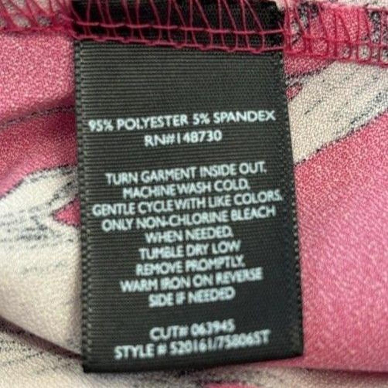 Source Unknown Women's Palazzo Jumpsuit - Pink/Wh… - image 4