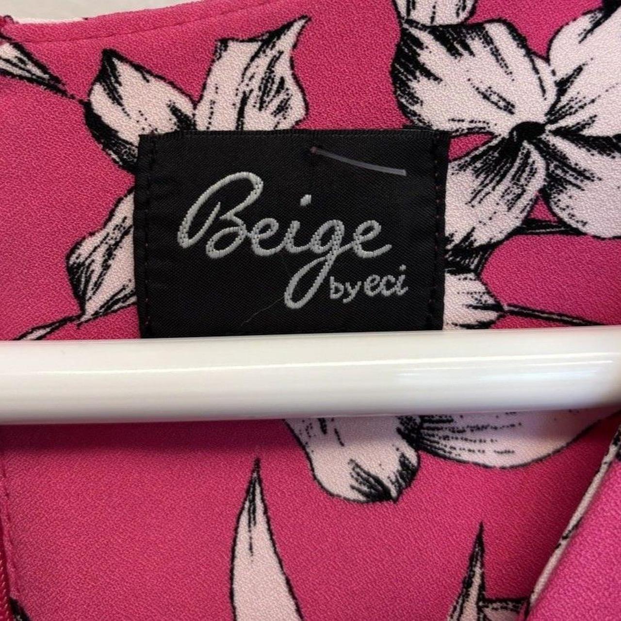 Source Unknown Women's Palazzo Jumpsuit - Pink/Wh… - image 2