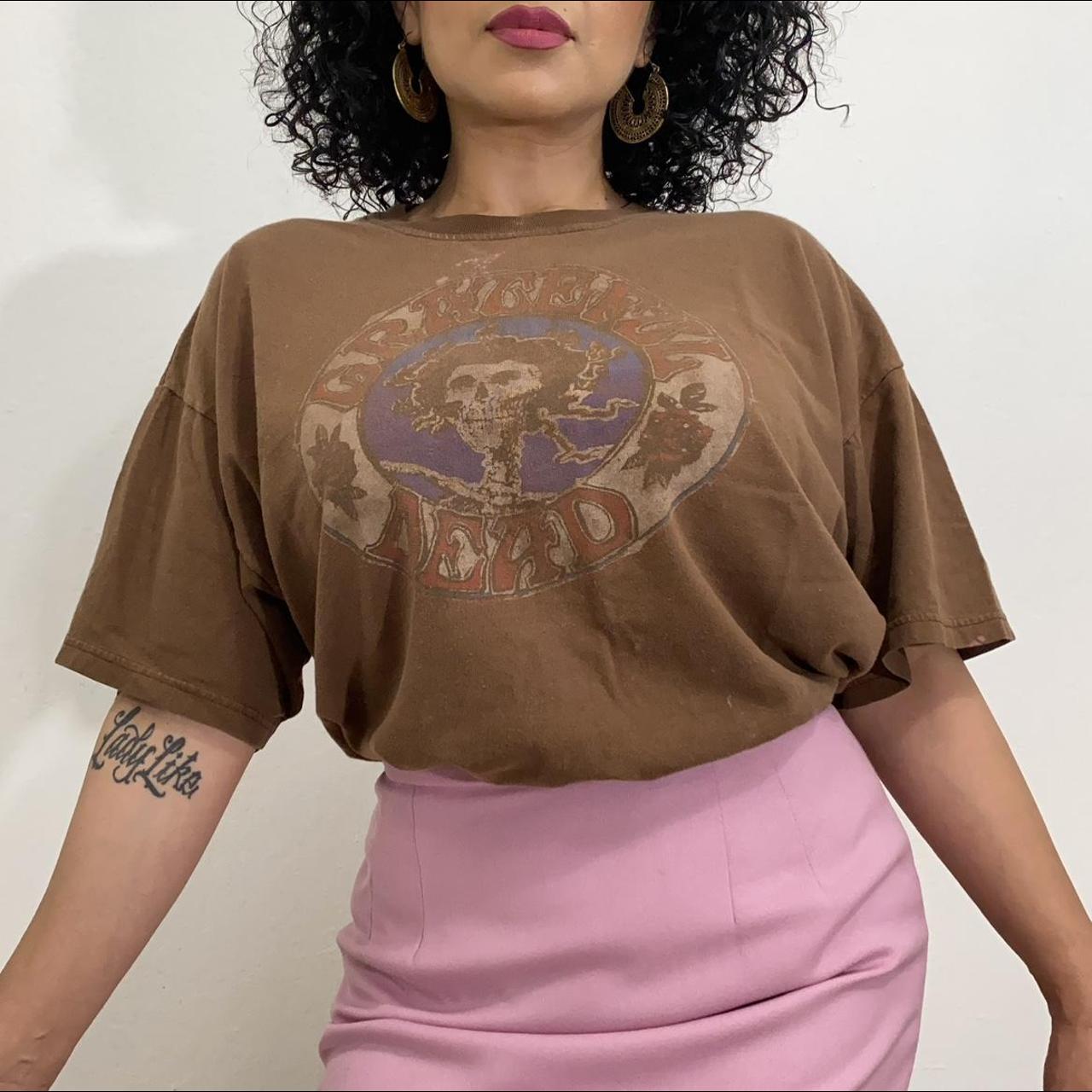 Grateful Dead Brown Shirt. XL.