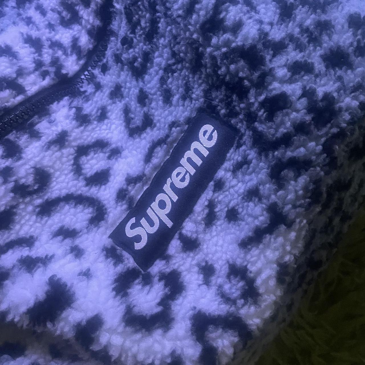 GRAIL White Leopard Print Supreme... - Depop