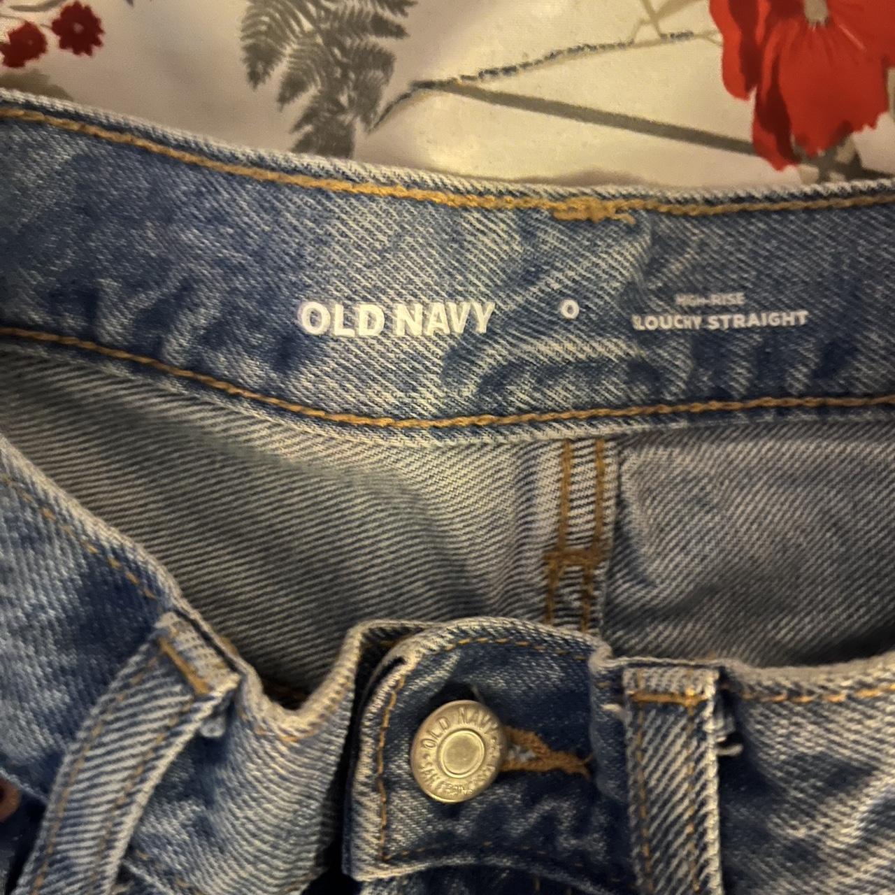 old navy blue jean shorts . size 0 perfect for... Depop