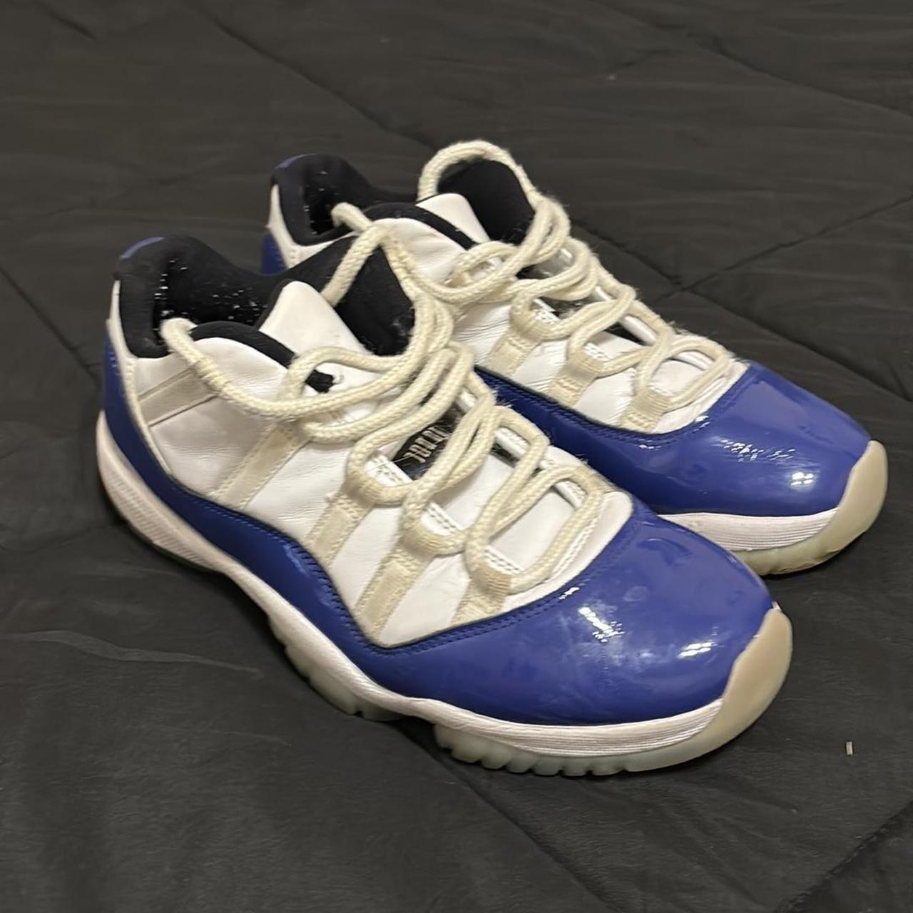 Jordan 11 retro low White Concord Women s size 9 Depop