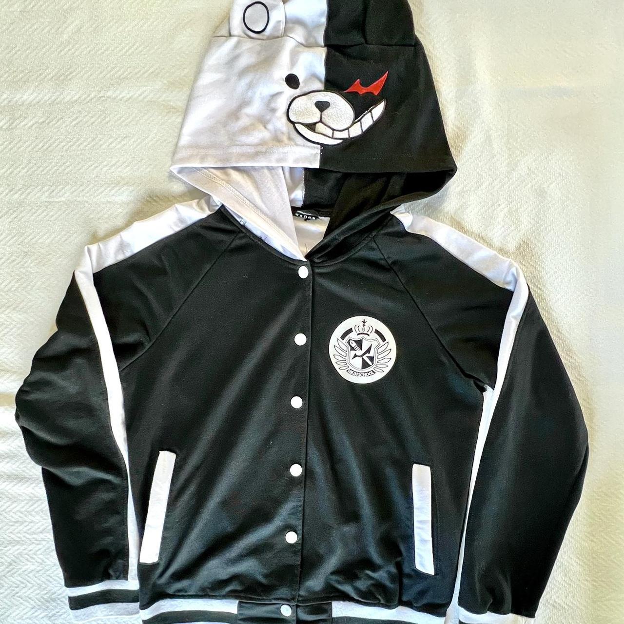 danganronpa monokuma hoodie size small only worn. Depop