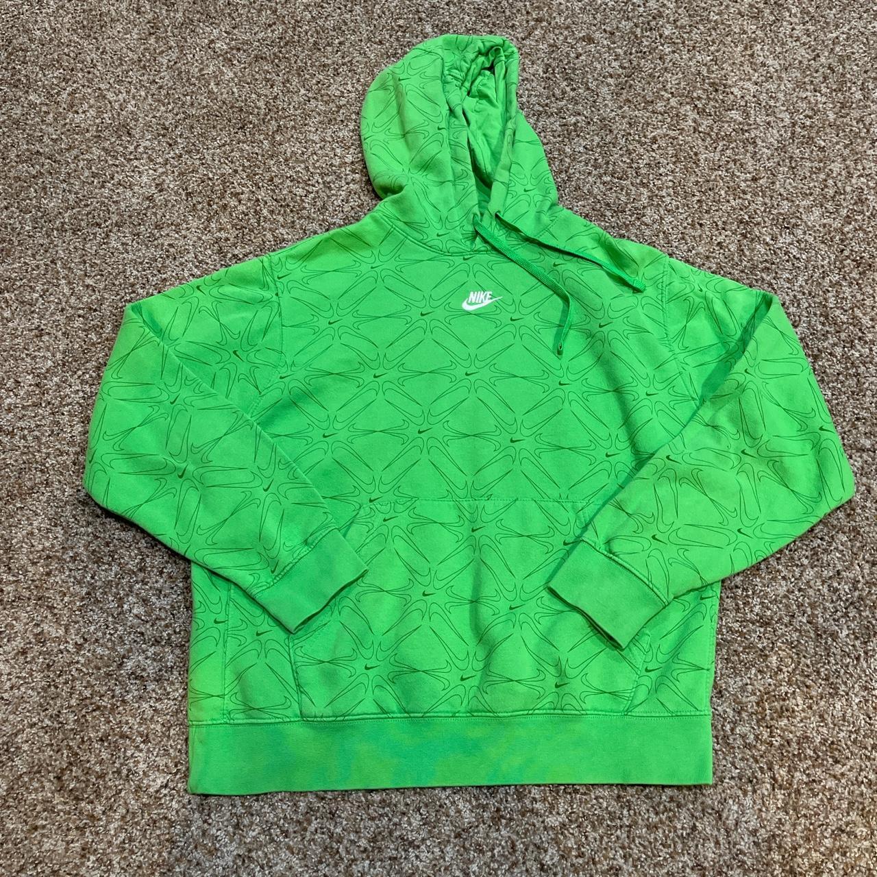 mens dark green nike hoodie