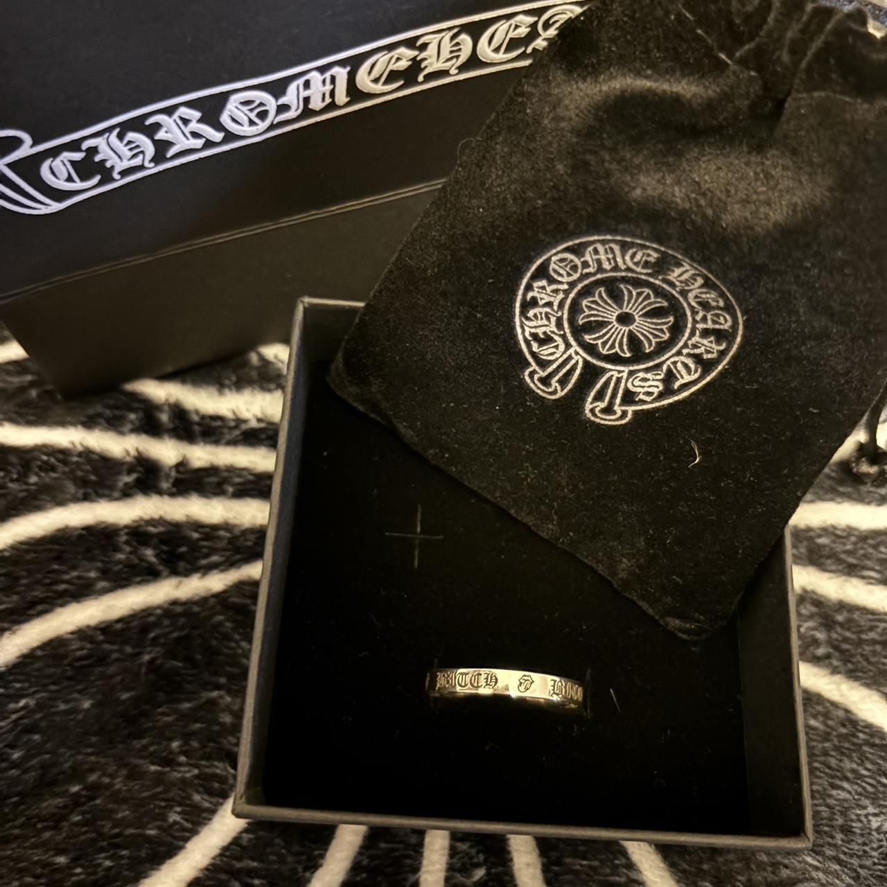 Chrome hearts ring rolling stones New unworn with... - Depop