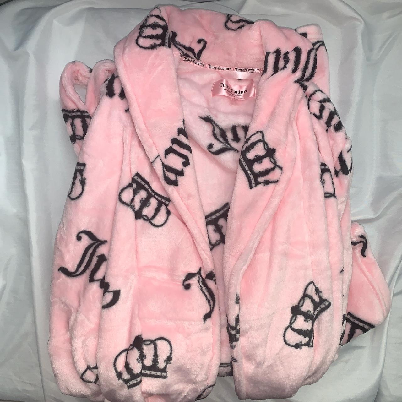 BNWT Juicy Couture pink crown robe Super soft & cozy... Depop