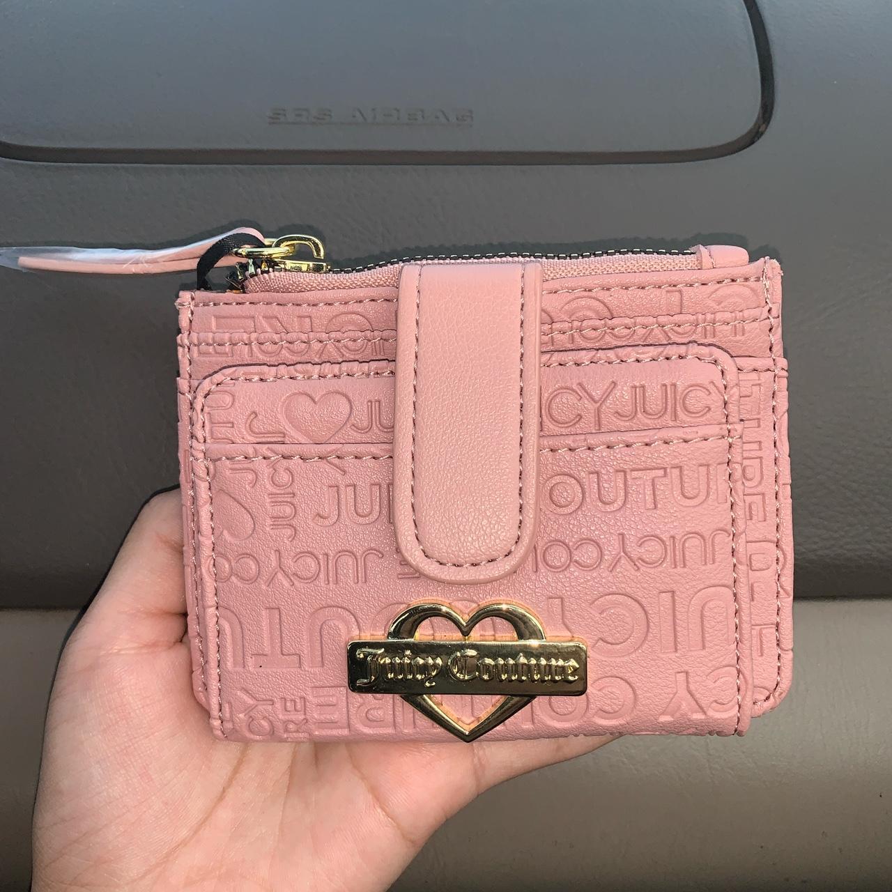 Blush glam Juicy Couture wallet BNWT Button... - Depop