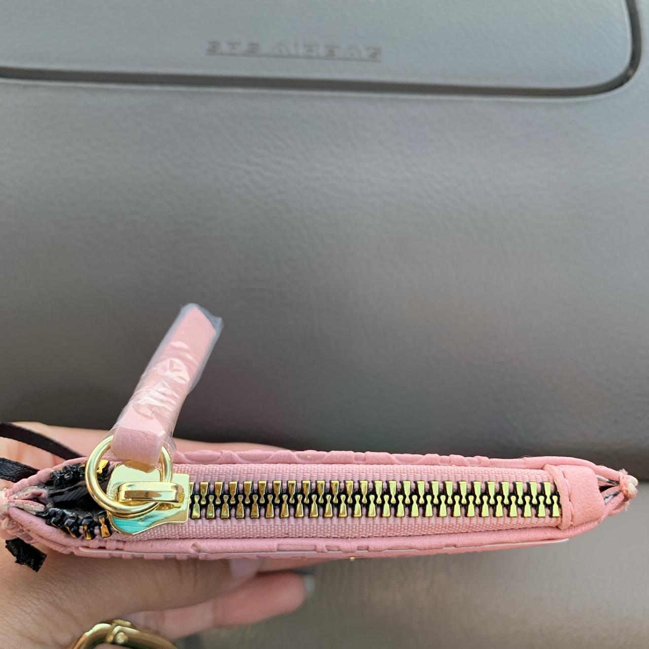 Deux Lux pink spiked wallet. Comes with a keychain - Depop