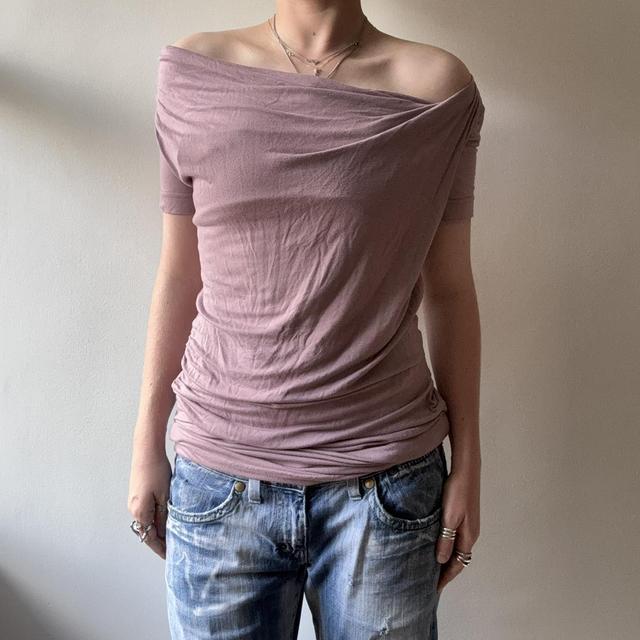 Vivienne Westwood anglomania cowl neck top. Zip | Depop