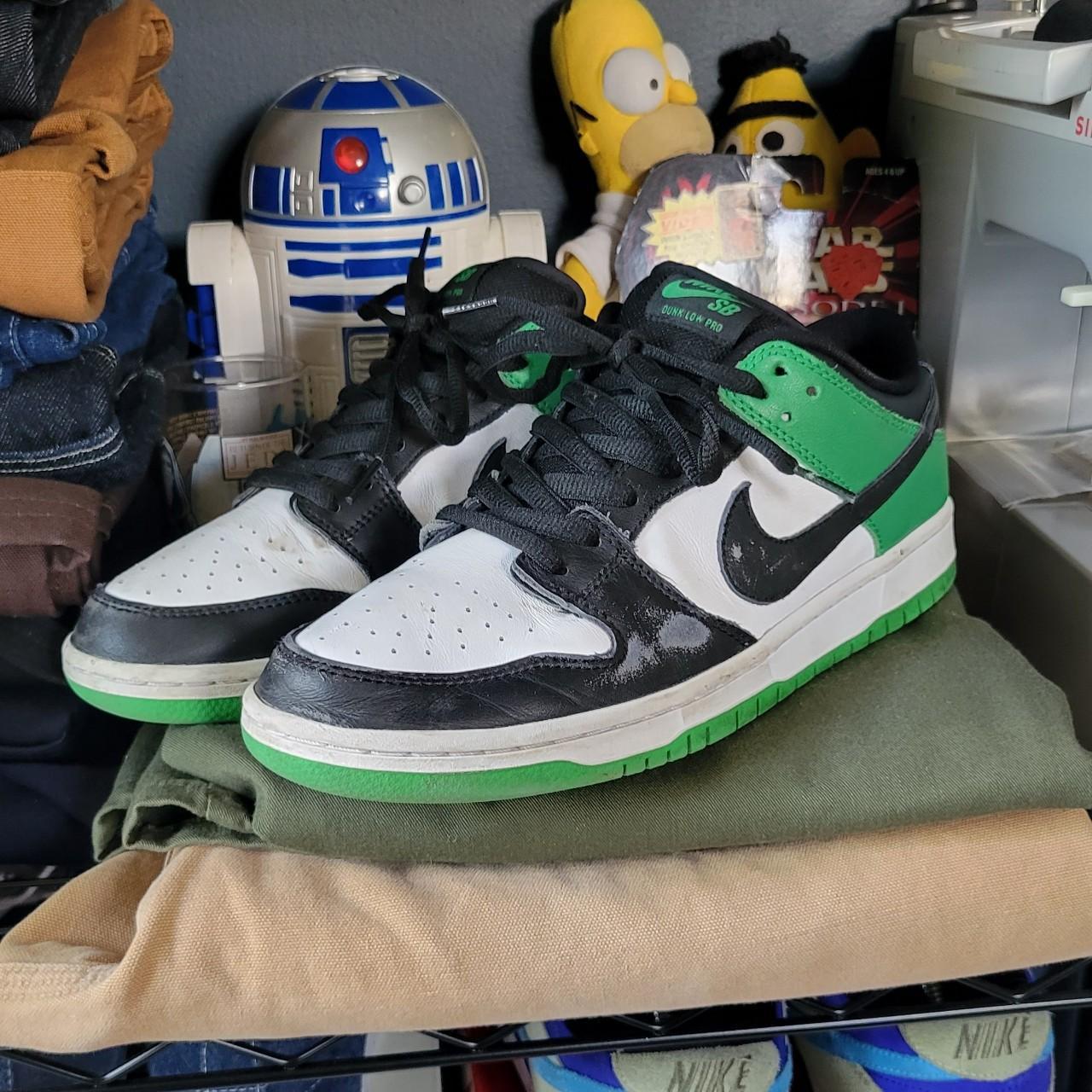 sb dunk low pro green