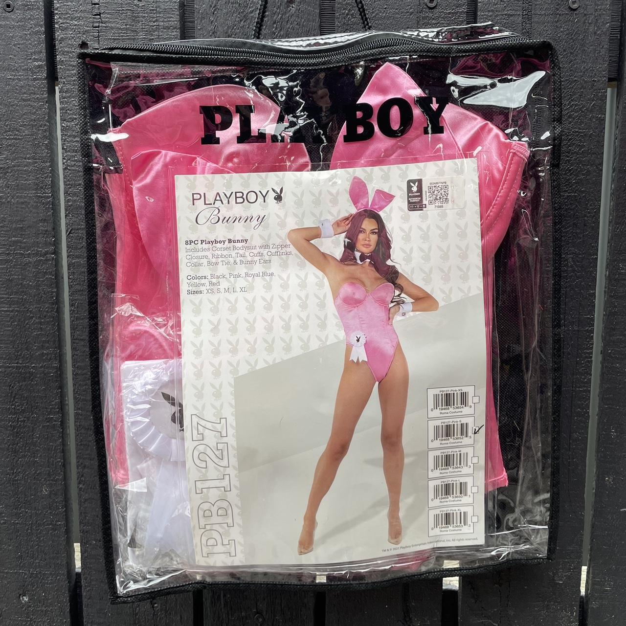 Authentic Playboy Bunny Costume In Pink 8pcs Set I Depop   P0 