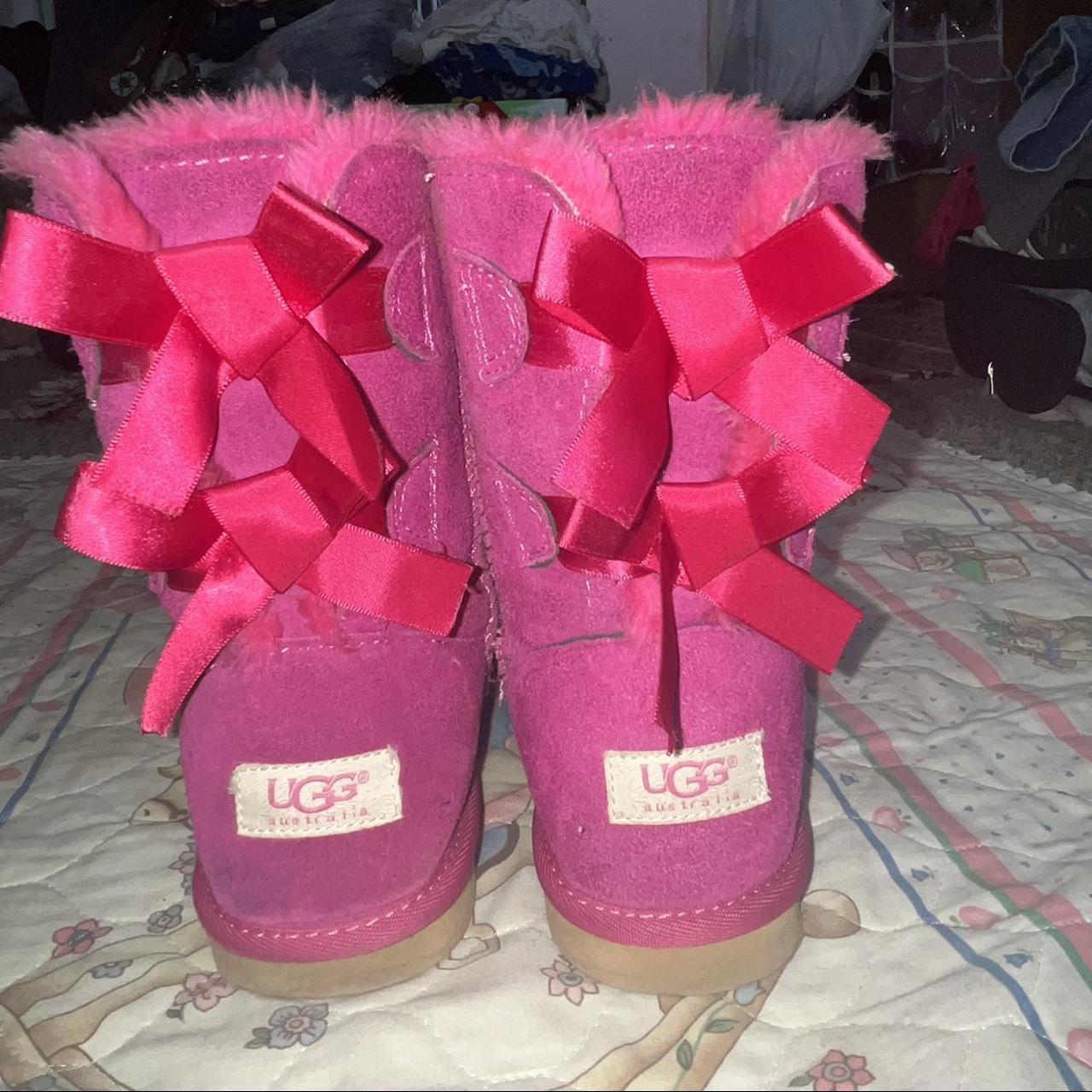 UGG Women's Pink Boots | Depop