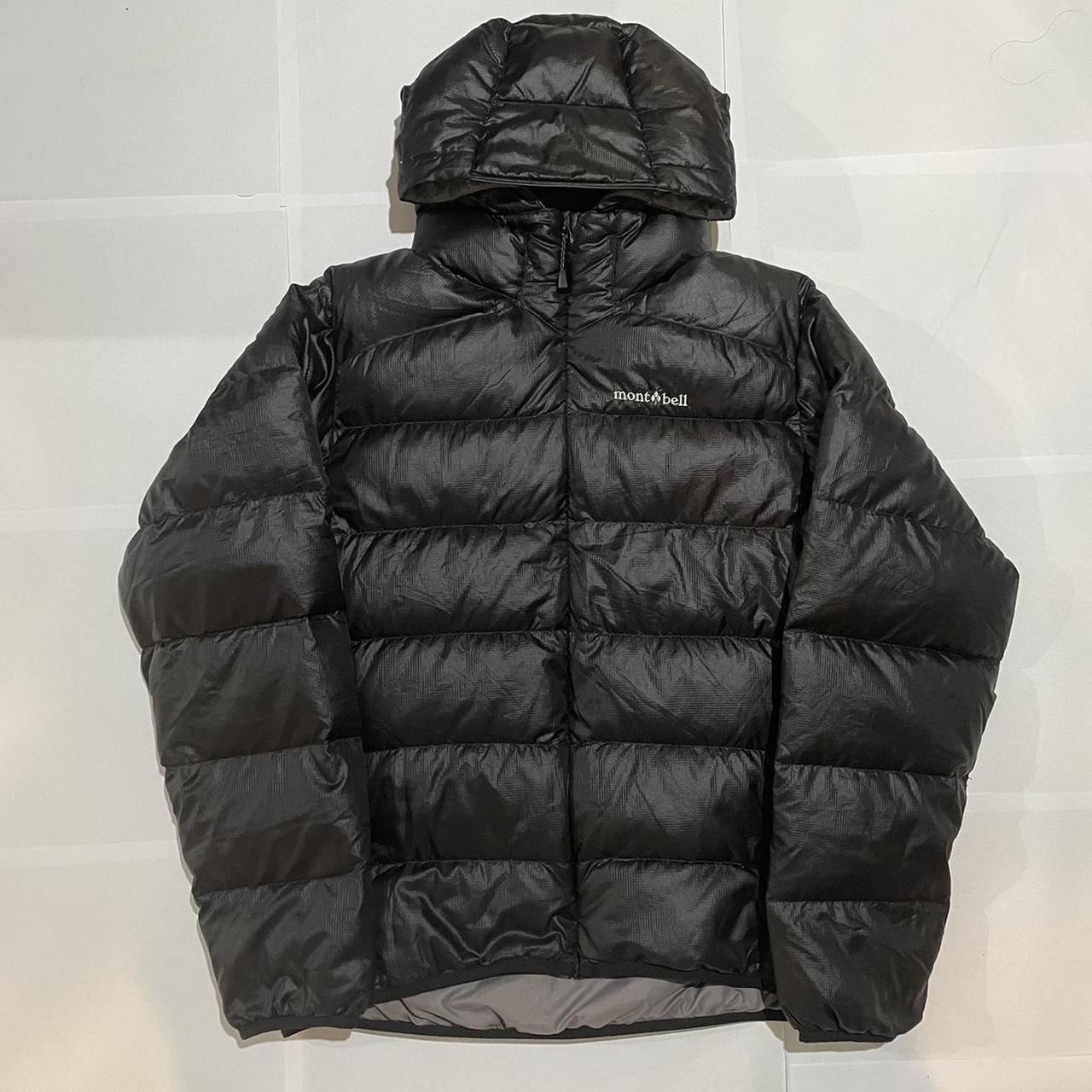 Black montbell down puffer jacket Size... - Depop