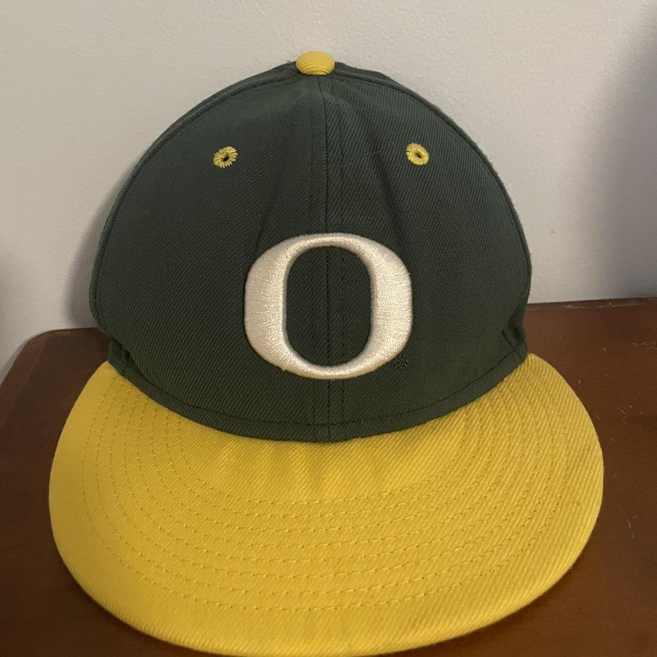 Nike Oregon Ducks fitted hat in good condition. Size... - Depop