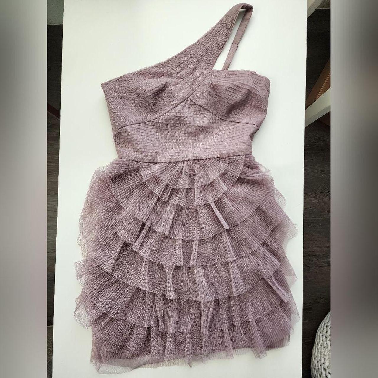 BCBG Tiered Dress Sz 2 Petite Ella Style Color Depop