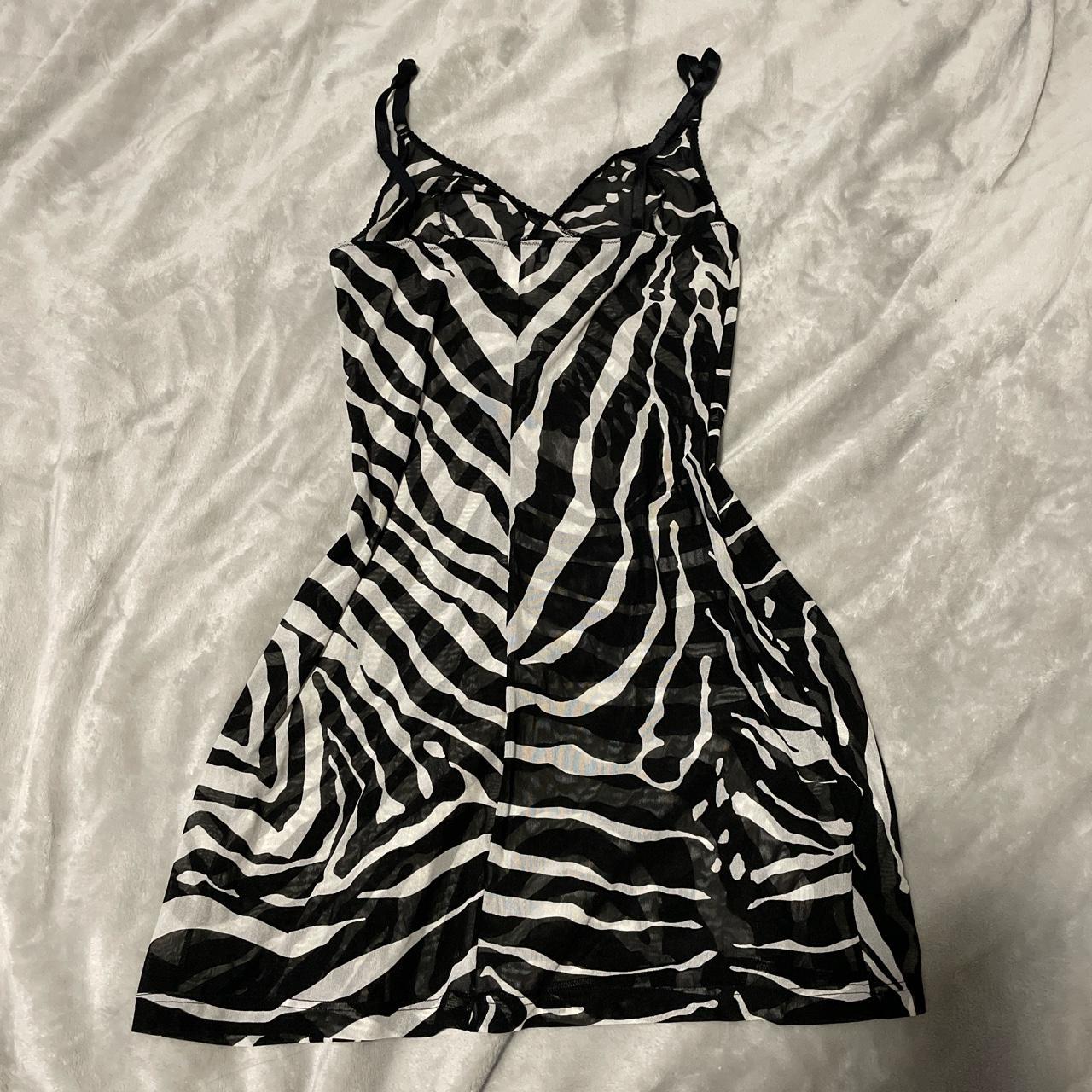 Dolce & Gabbana Women's Black and White Dress | Depop