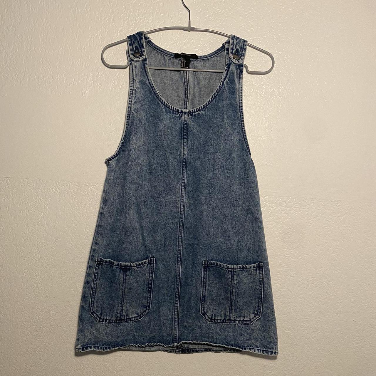 Forever 21 Women's Blue Dress | Depop