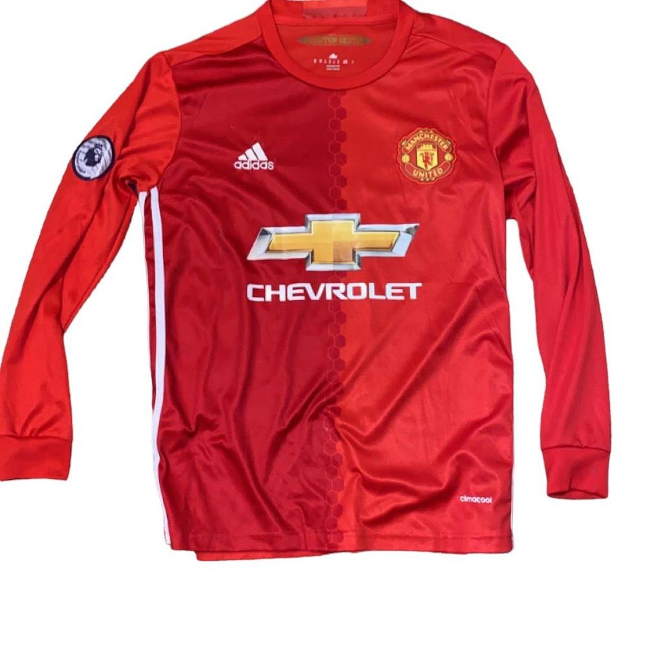Man united long sleeve jersey. Good... Depop