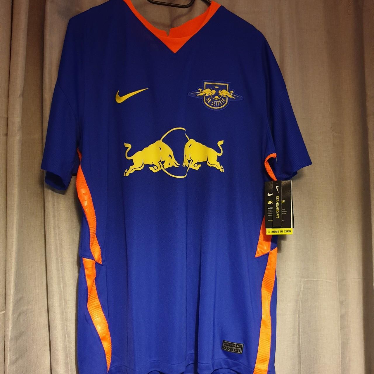 RB leipzig 2020/21 away football shirt BNWT size large - Depop