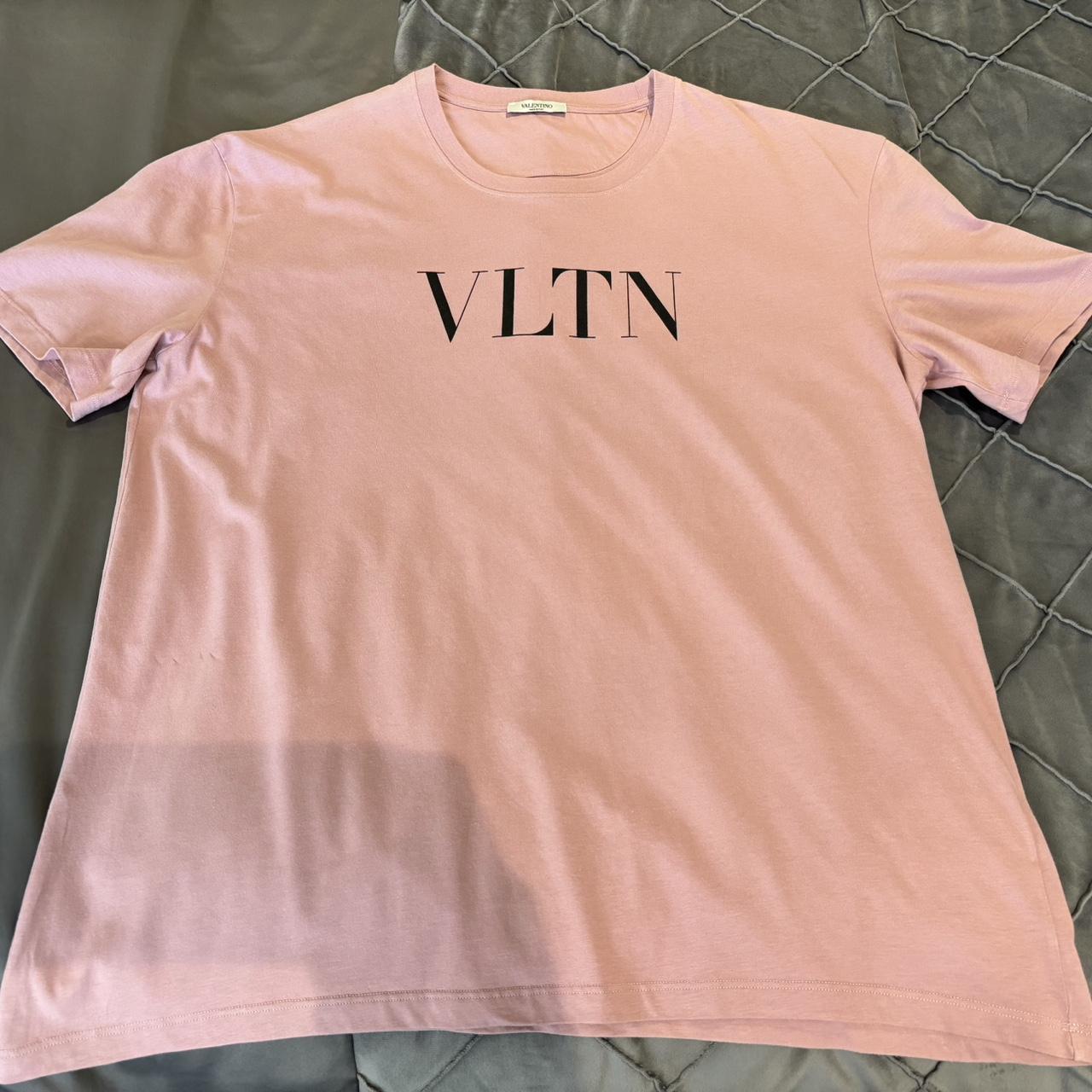 Valentino VLTN tshirt Pink VLTN print size XXL. In