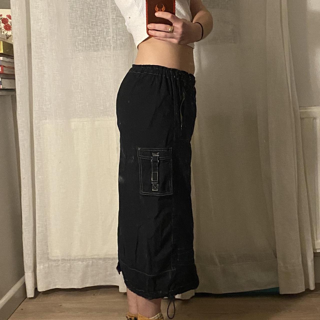 utility maxi skirt