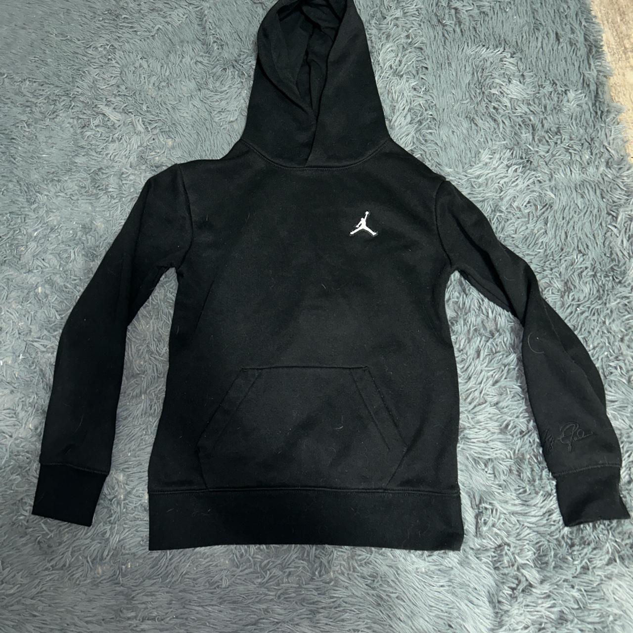 Jordan Black Hoodie | Depop